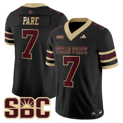 Texas State Bobcats 2025 Vapor Limited Jersey - Black Lincoln Pare