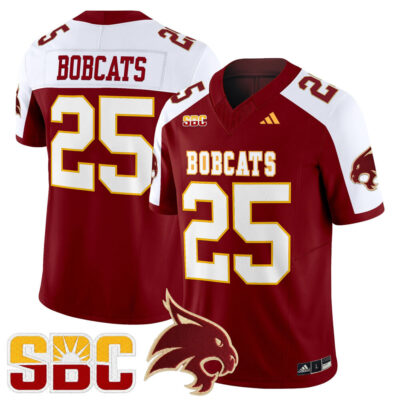 Texas State Bobcats 2025 Vapor Limited Jersey - Maroon Alternate #25 Bobcats