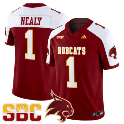Texas State Bobcats 2025 Vapor Limited Jersey - Maroon Alternate Barrick Nealy