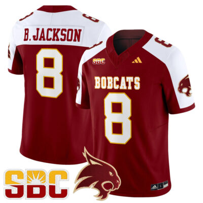 Texas State Bobcats 2025 Vapor Limited Jersey - Maroon Alternate Brad Jackson