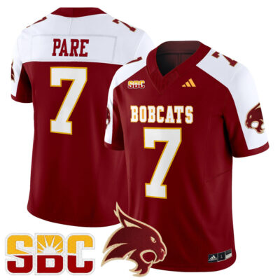 Texas State Bobcats 2025 Vapor Limited Jersey - Maroon Alternate Lincoln Pare