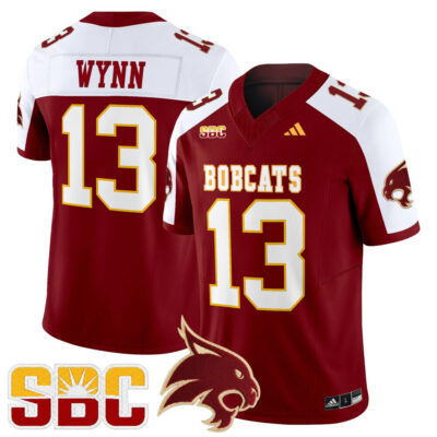 Texas State Bobcats 2025 Vapor Limited Jersey - Maroon Alternate Spergon Wynn