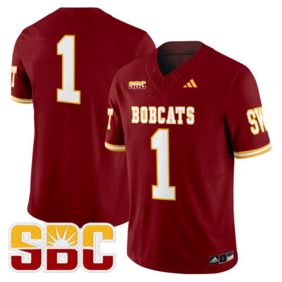 Texas State Bobcats 2025 Vapor Limited Jersey - Maroon Limited #1 Team