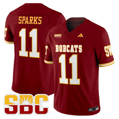Texas State Bobcats 2025 Vapor Limited Jersey - Maroon Limited Beau Sparks