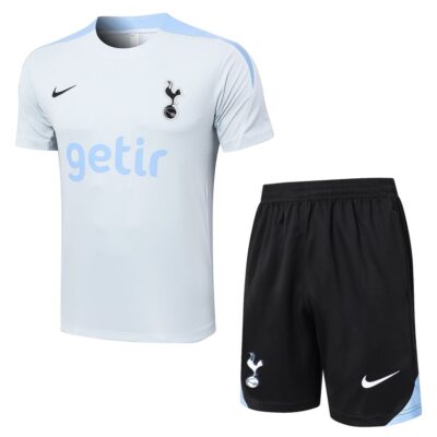Tottenham 2024 2025 White Short Shirt Set