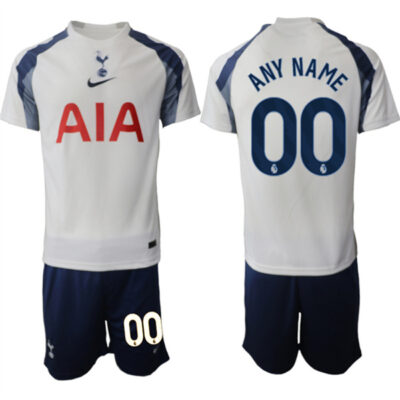 Tottenham Hotspur Custom 2025/26 White Home Soccer Jersey Suit