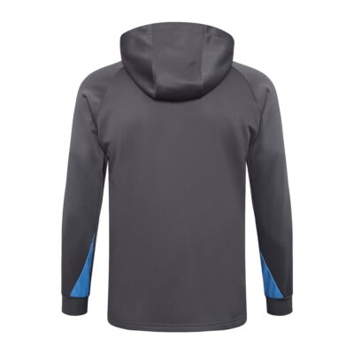 Tottenham Sweatshirt Hooded Tracksuit 2024 2025 Grey - Image 3