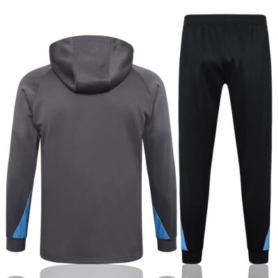 Tottenham Sweatshirt Hooded Tracksuit 2024 2025 Grey - Image 4