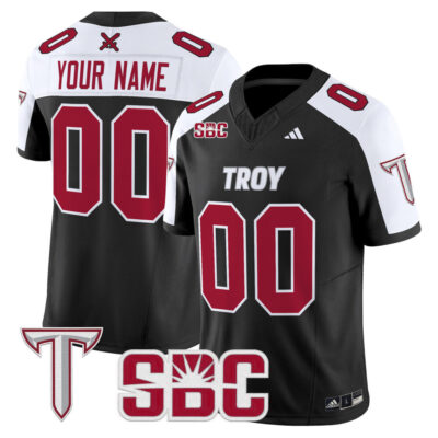 Troy Trojans 2025 Vapor Limited Custom Jersey - Black Alternate
