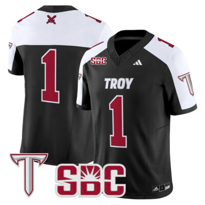 Troy Trojans 2025 Vapor Limited Jersey - Black Alternate #1 Team