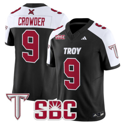 Troy Trojans 2025 Vapor Limited Jersey - Black Alternate Goose Crowder