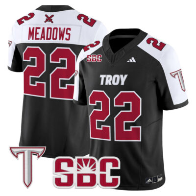 Troy Trojans 2025 Vapor Limited Jersey - Black Alternate Tae Meadows