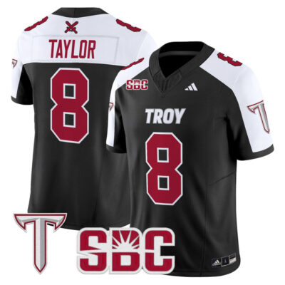 Troy Trojans 2025 Vapor Limited Jersey - Black Alternate Tray Taylor