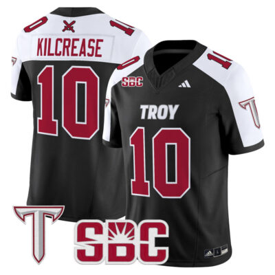 Troy Trojans 2025 Vapor Limited Jersey - Black Alternate Tucker Kilcrease