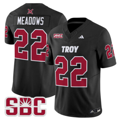 Troy Trojans 2025 Vapor Limited Jersey - Black Tae Meadows