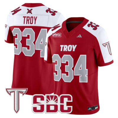 Troy Trojans 2025 Vapor Limited Jersey - Cardinal Alternate Troy 334