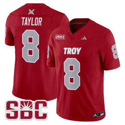 Troy Trojans 2025 Vapor Limited Jersey - Cardinal Tray Taylor