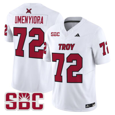 Troy Trojans 2025 Vapor Limited Jersey - White Osi Umenyiora