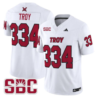 Troy Trojans 2025 Vapor Limited Jersey - White Troy 334