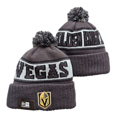 Vegas Golden Knights Cuffed Knit Hat with Pom