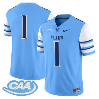Villanova Wildcats 2025 Vapor Limited Jersey - Light Blue #1 Team