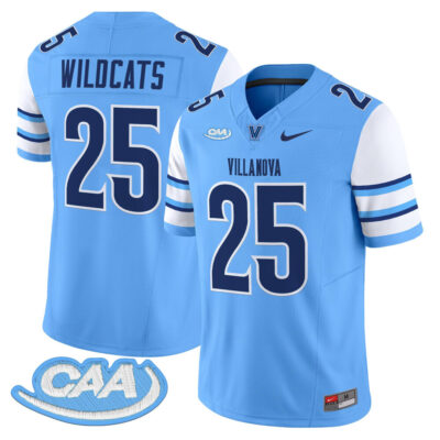 Villanova Wildcats 2025 Vapor Limited Jersey - Light Blue #25 Wildcats