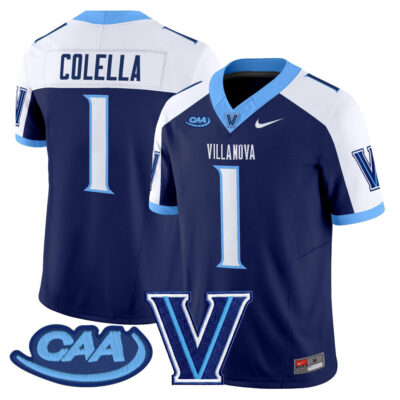 Villanova Wildcats 2025 Vapor Limited Jersey - Navy Alternate Luke Colella