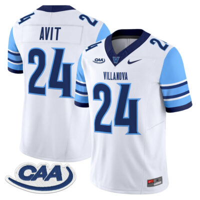 Villanova Wildcats 2025 Vapor Limited Jersey - White David Avit