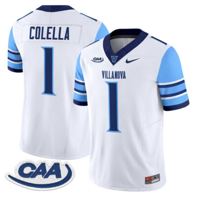 Villanova Wildcats 2025 Vapor Limited Jersey - White Luke Colella