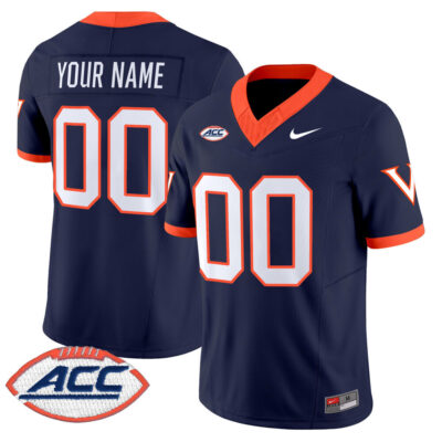Virginia Cavaliers 1995 Throwbacks Vapor Limited Custom Jersey - Navy
