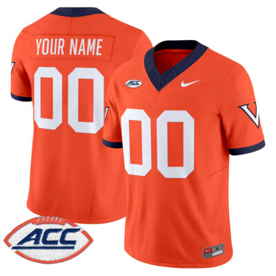 Virginia Cavaliers 1995 Throwbacks Vapor Limited Custom Jersey - Orange