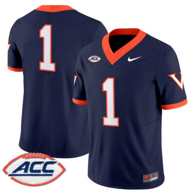 Virginia Cavaliers 1995 Throwbacks Vapor Limited Jersey - Navy #1 Team