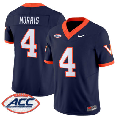 Virginia Cavaliers 1995 Throwbacks Vapor Limited Jersey - Navy Chandler Morris