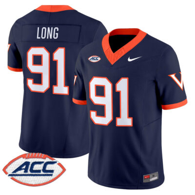 Virginia Cavaliers 1995 Throwbacks Vapor Limited Jersey - Navy Chris Long