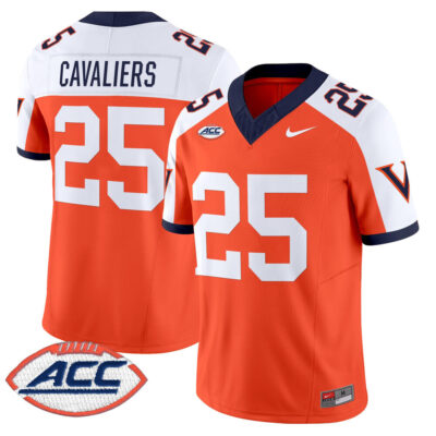 Virginia Cavaliers 1995 Throwbacks Vapor Limited Jersey - Orange Alternate #25 Cavaliers