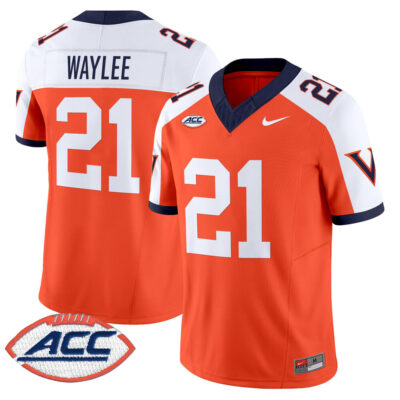 Virginia Cavaliers 1995 Throwbacks Vapor Limited Jersey - Orange Alternate Harrison Waylee