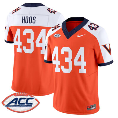 Virginia Cavaliers 1995 Throwbacks Vapor Limited Jersey - Orange Alternate Hoos 434