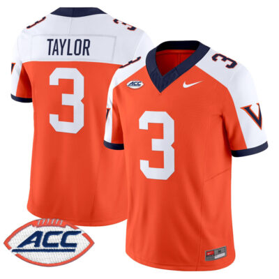 Virginia Cavaliers 1995 Throwbacks Vapor Limited Jersey - Orange Alternate J'Mari Taylor