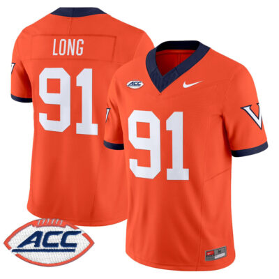 Virginia Cavaliers 1995 Throwbacks Vapor Limited Jersey - Orange Chris Long