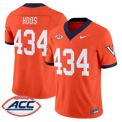 Virginia Cavaliers 1995 Throwbacks Vapor Limited Jersey - Orange Hoos 434
