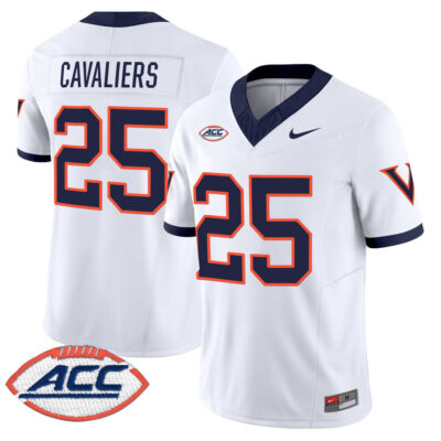 Virginia Cavaliers 1995 Throwbacks Vapor Limited Jersey - White #25 Cavaliers