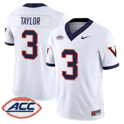 Virginia Cavaliers 1995 Throwbacks Vapor Limited Jersey - White J'Mari Taylor