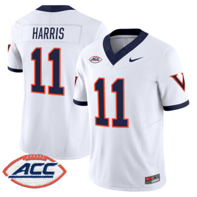 Virginia Cavaliers 1995 Throwbacks Vapor Limited Jersey - White Trell Harris