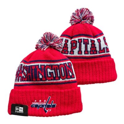 Washington Capitals Cuffed Knit Hat with Pom