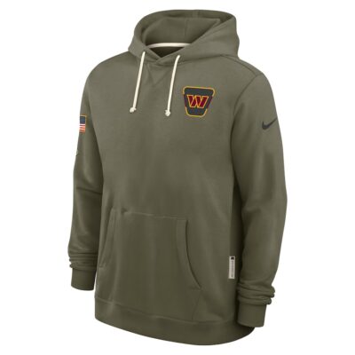 Washington Commanders 2025 Salute to Service Sideline Standard Issue Dri-FIT Hoodie - Olive - Image 4