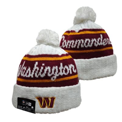 Washington Commanders Cuffed Knit Hat with Pom