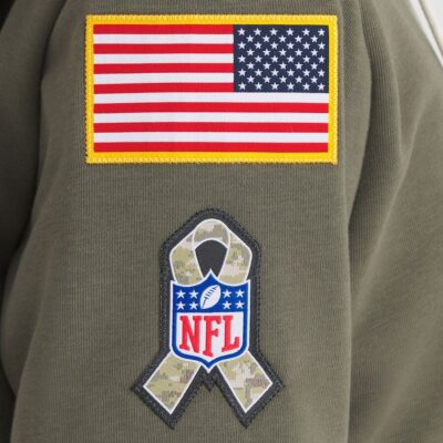 Washington Commanders Women's 2025 Salute to Service Sideline Standard Issue Dri-FIT Hoodie - Olive - Image 5