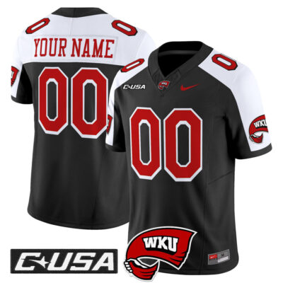 Western Kentucky Hilltoppers 2025 Vapor Limited Custom Jersey - Black Alternate