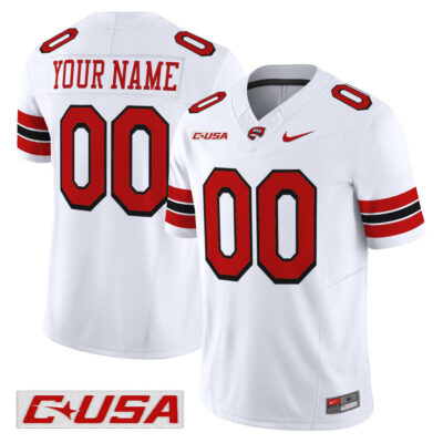 Western Kentucky Hilltoppers 2025 Vapor Limited Custom Jersey - White