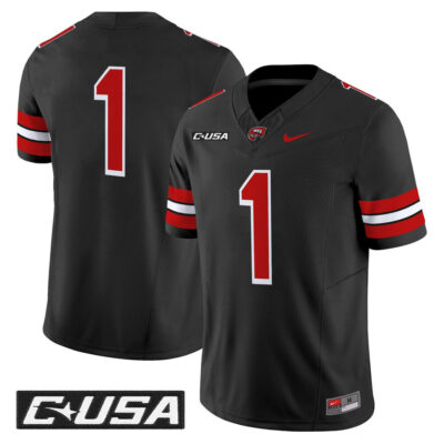 Western Kentucky Hilltoppers 2025 Vapor Limited Jersey - Black #1 Team